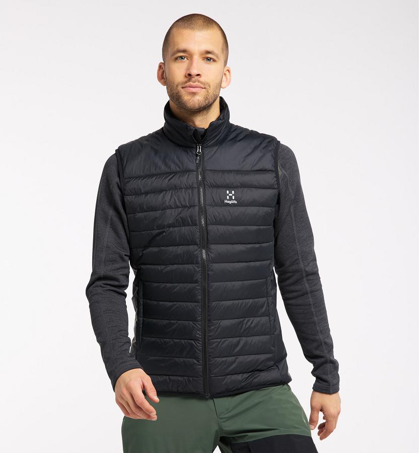 Haglöfs Mens Spire Mimic Vest Black New Zealand 75462USLD